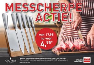 AVIA messen set actie